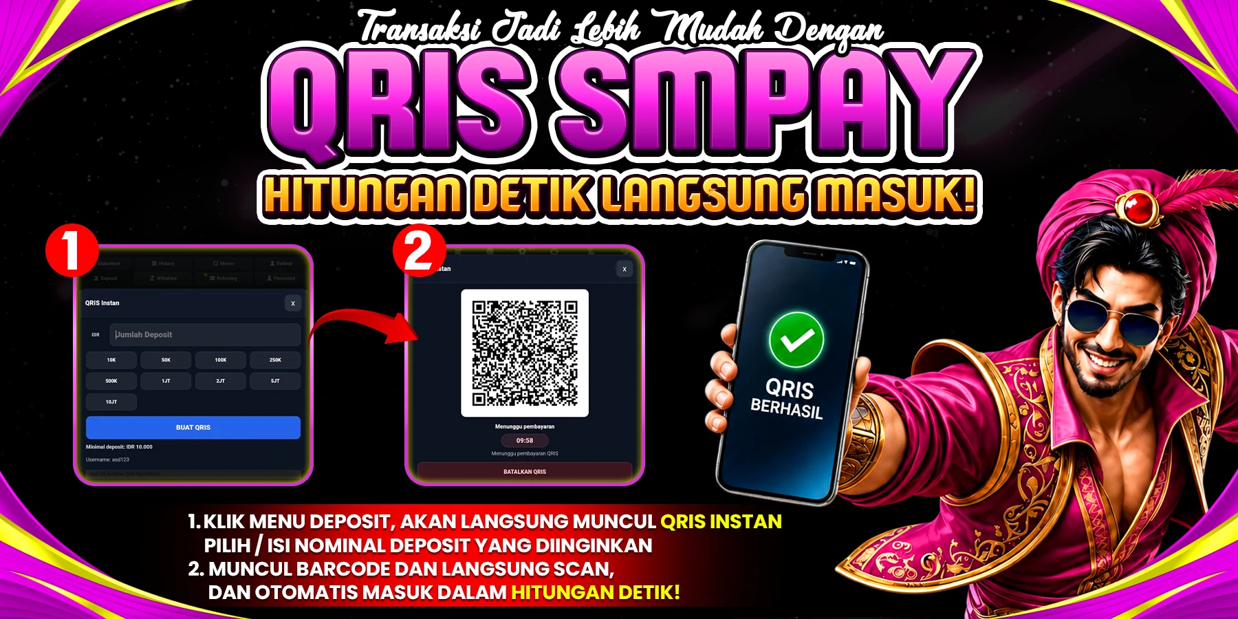 Transaksi jadi lebih mudah dengan QRIS SMPAY